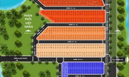 Dự án đất nền KDC Việt Nhân – Tín Hưng