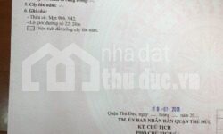NGUỒN KÍN!!! ĐẤT MT ĐƯỜNG SỐ 22 LINH ĐÔNG SÁT VÀNH ĐAI 2 BÁN GẤP!!!!….